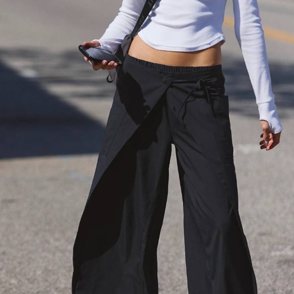 FP Movement by Free People Black Finish Line Pants
